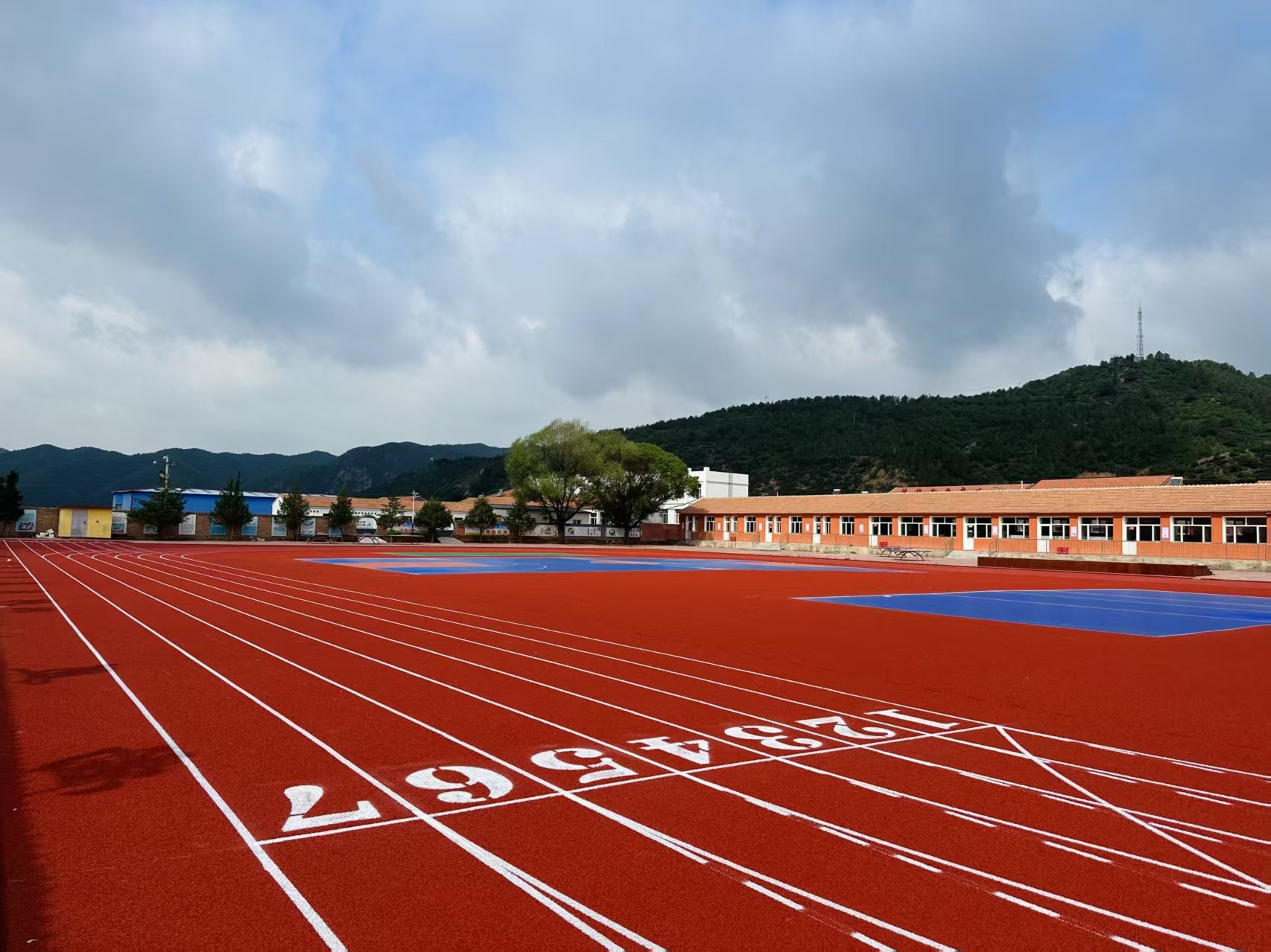 庆阳市自结纹塑胶跑道硅PU - 厂家